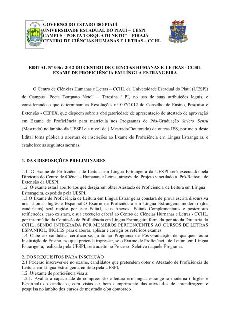 IFTM lança edital para Exame de Proficiência em Língua Estrangeira