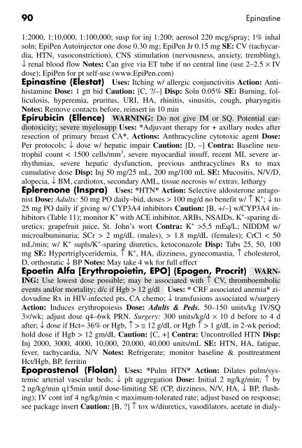 Clinician's Pocket Drug Reference 2008