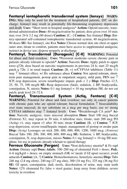 Clinician's Pocket Drug Reference 2008