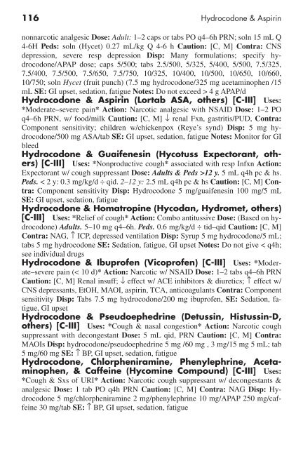 Clinician's Pocket Drug Reference 2008