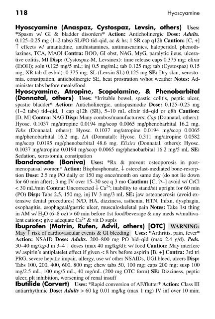 Clinician's Pocket Drug Reference 2008