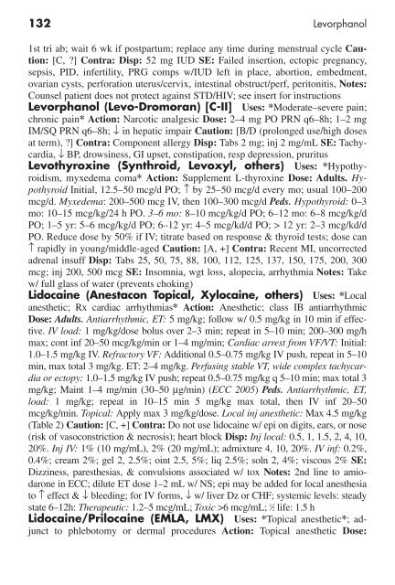 Clinician's Pocket Drug Reference 2008