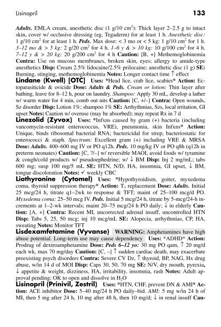 Clinician's Pocket Drug Reference 2008