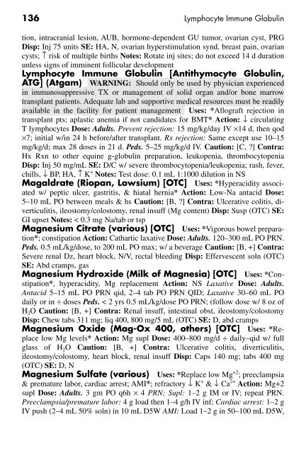 Clinician's Pocket Drug Reference 2008