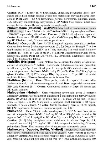 Clinician's Pocket Drug Reference 2008