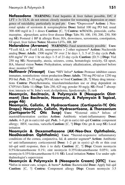 Clinician's Pocket Drug Reference 2008