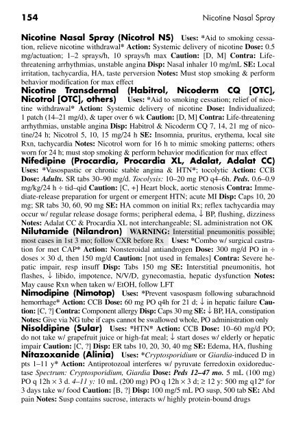 Clinician's Pocket Drug Reference 2008