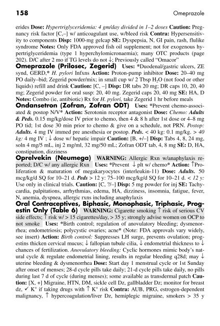 Clinician's Pocket Drug Reference 2008