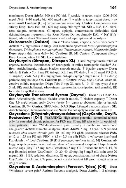 Clinician's Pocket Drug Reference 2008