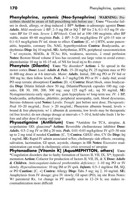 Clinician's Pocket Drug Reference 2008