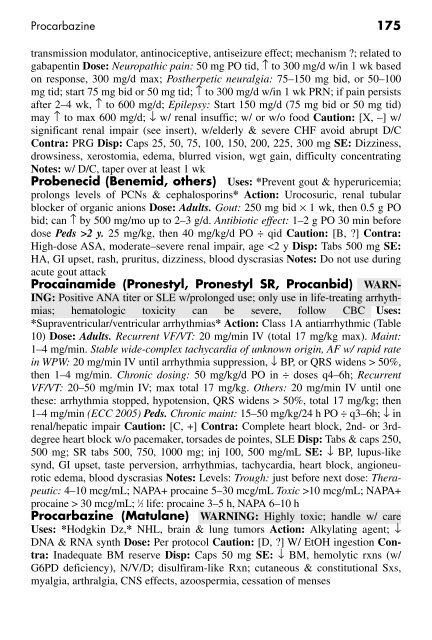 Clinician's Pocket Drug Reference 2008