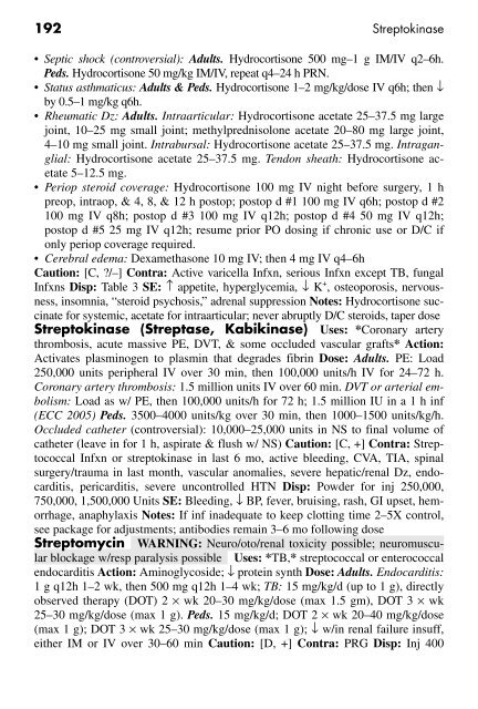 Clinician's Pocket Drug Reference 2008