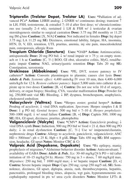 Clinician's Pocket Drug Reference 2008