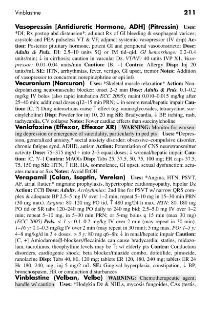 Clinician's Pocket Drug Reference 2008