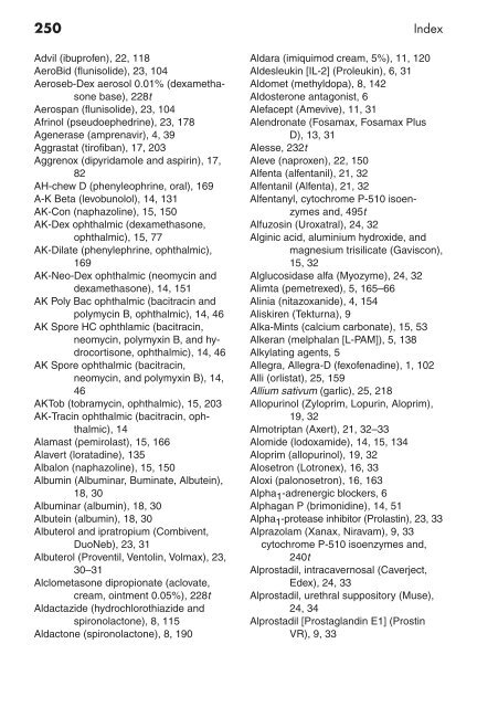 Clinician's Pocket Drug Reference 2008