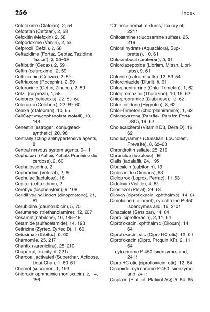 Clinician's Pocket Drug Reference 2008