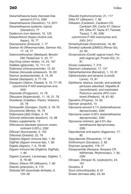 Clinician's Pocket Drug Reference 2008