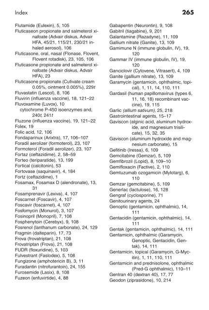 Clinician's Pocket Drug Reference 2008