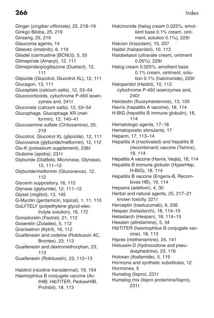 Clinician's Pocket Drug Reference 2008