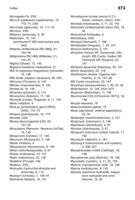 Clinician's Pocket Drug Reference 2008