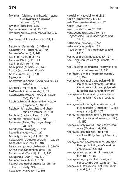 Clinician's Pocket Drug Reference 2008