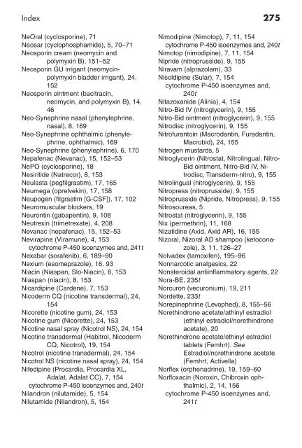 Clinician's Pocket Drug Reference 2008