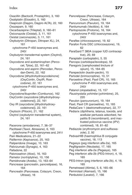 Clinician's Pocket Drug Reference 2008