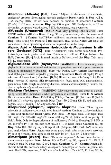 Clinician's Pocket Drug Reference 2008