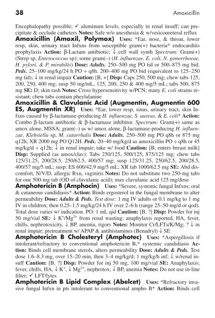 Clinician's Pocket Drug Reference 2008