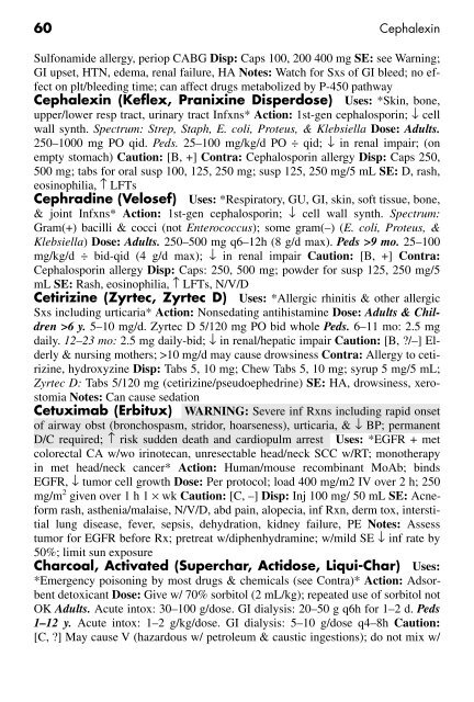 Clinician's Pocket Drug Reference 2008