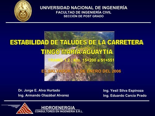PresentaciÃ³n de PowerPoint - Dr. Ing. Jorge Elias Alva Hurtado