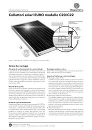 Collettori solari EURO modello C20/C22 - Be Solar