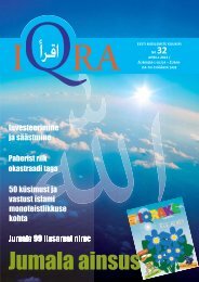 IQRA EESTI MOSLEMITE KUUKIRI NR 32 APRILL 2012 ... - Islam