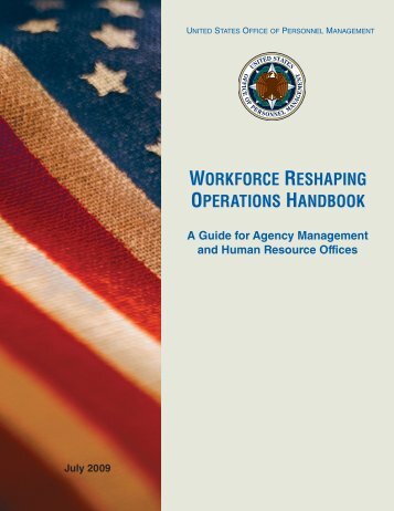 Workforce Reshaping Handbook - Office of Personnel Management