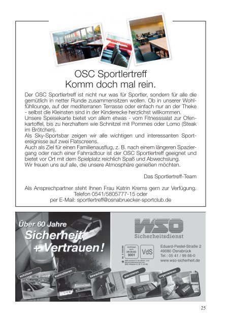 OSC-Panthers wetzen ihre Krallen - Osnabrücker Sportclub OSC