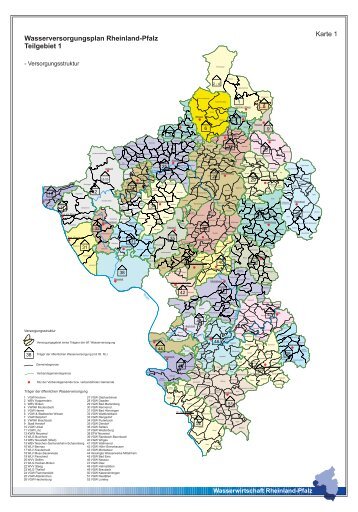 Wasserversorgungsplan Rheinland-Pfalz Teilgebiet 1