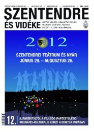 12. szÃ¡m . 2012. jÃºnius 22. - Szentendrei HÃ­rek