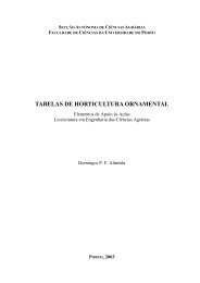 TABELAS DE HORTICULTURA ORNAMENTAL - Domingos Almeida