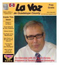 La Voz de Seguin September 2011.pmd - La Voz Newspapers