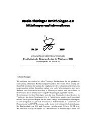 Verein Thüringer Ornithologen eV Mitteilungen und Informationen