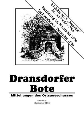 51/2006 - Ortsausschuss Bonn-Dransdorf