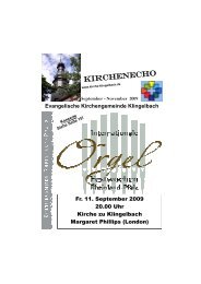 Gottesdienst in Allendorf - Evangelische Kirchengemeinde ...