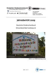 Jahresbericht 2009 - Bad Camberg Info