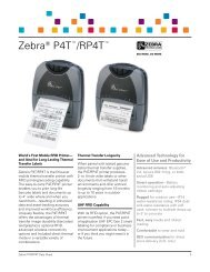 Zebra® P4T™/RP4T™