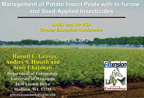 Management of potato insect pests with in-furrow and seed-applied ...