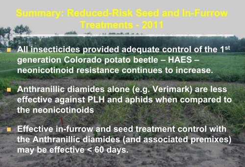 Management of potato insect pests with in-furrow and seed-applied ...