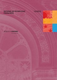 INFORME DE ESTABILIDAD FINANCIERA - Banco de EspaÃ±a