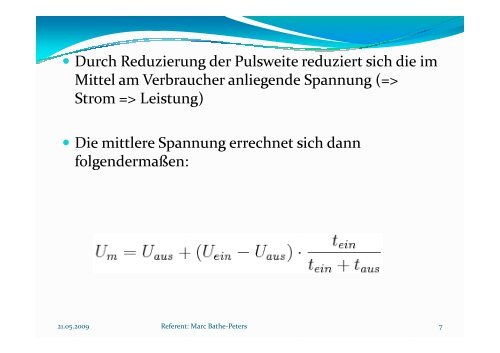 Marc Bathe-Peters Tutor: Adam RÃ¤mer - Projektlabor - TU Berlin