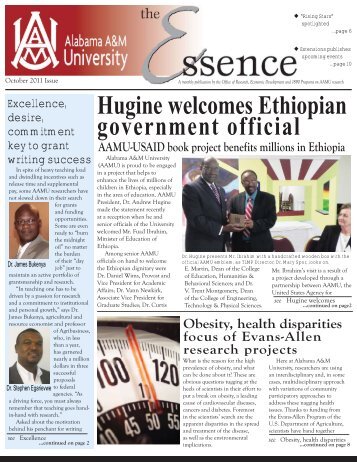 The Essence Online Research Newsletter 2011 - Alabama A&M ...