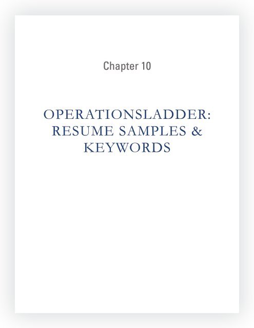 Professional Resume Advice and Sample ... - Career Services